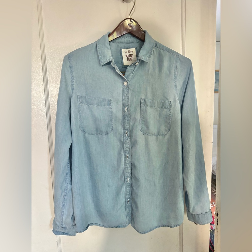 Denim Chambray Button Down